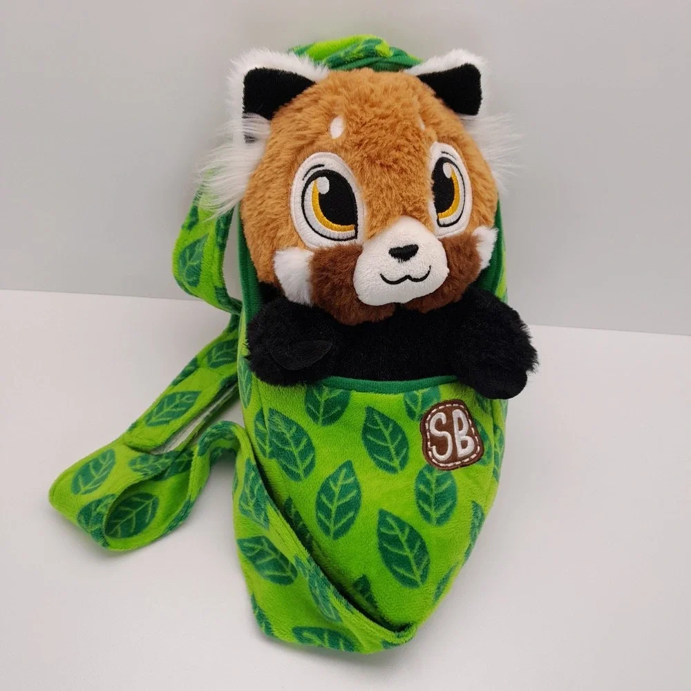Fiesta Swaddle Babies Red Panda Plush 9.5